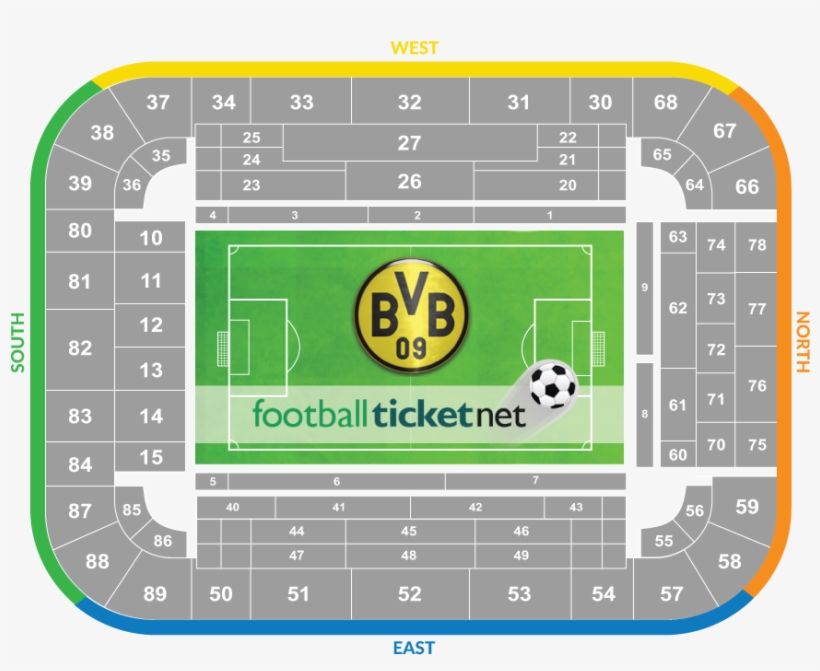 Borussia Dortmund Vs Fc Nurnberg Tickets - Borussia Dortmund, transparent png #4715309