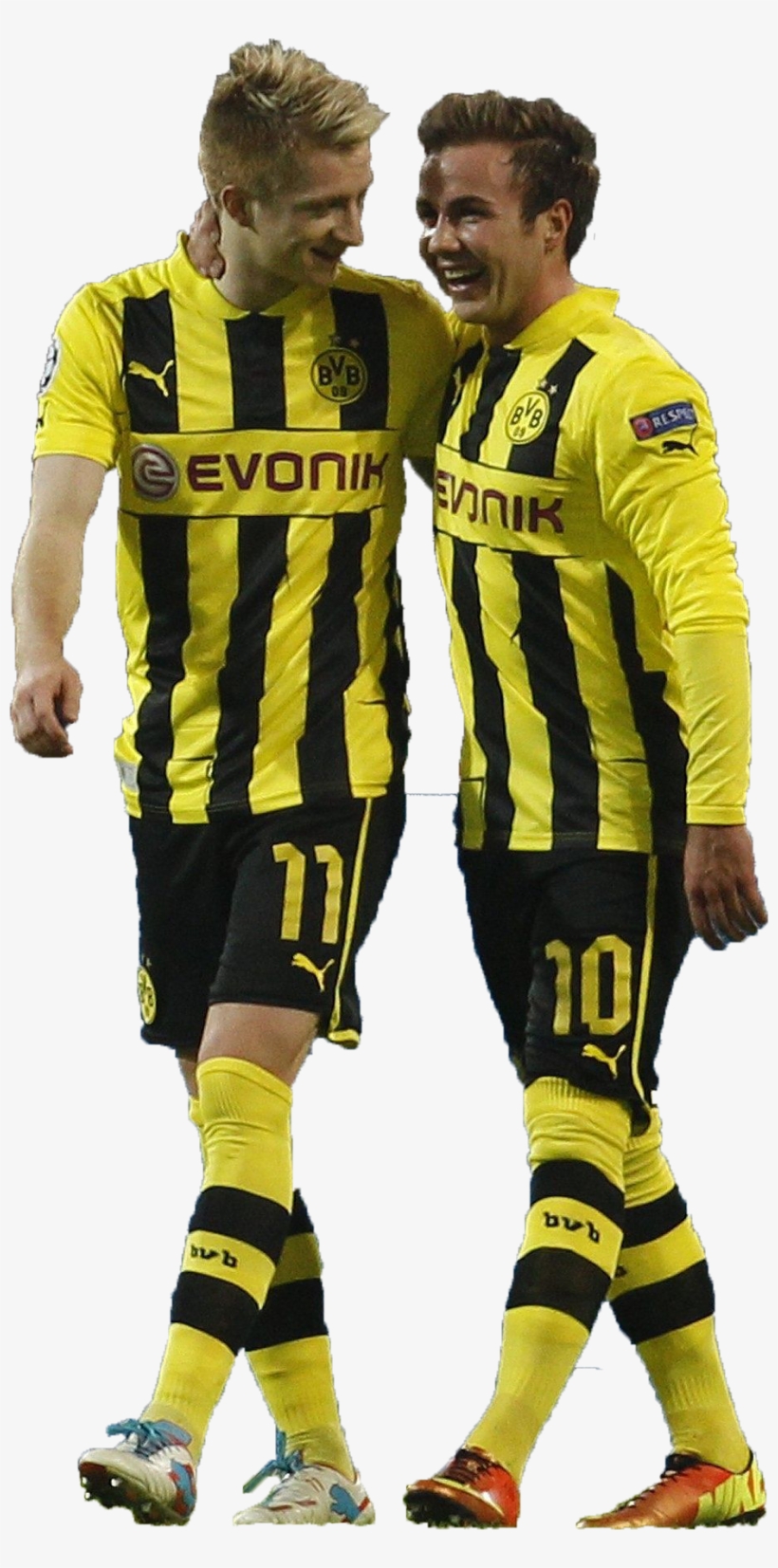 Borussia Dortmund Celebration - Mario Götze Dortmund Png, transparent png #4715369