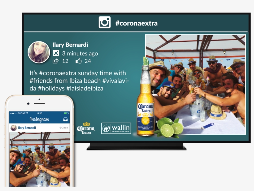 Coronaextra - Instagram, transparent png #4716316