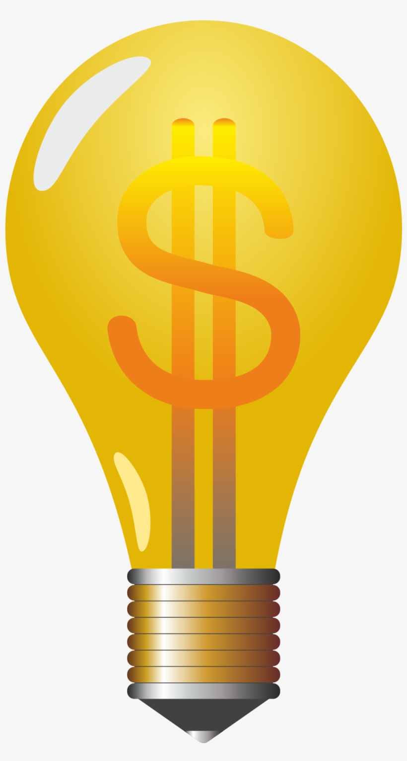 Light Bulb Pear Lamp Dollar Png Image - Incandescent Light Bulb, transparent png #4716760
