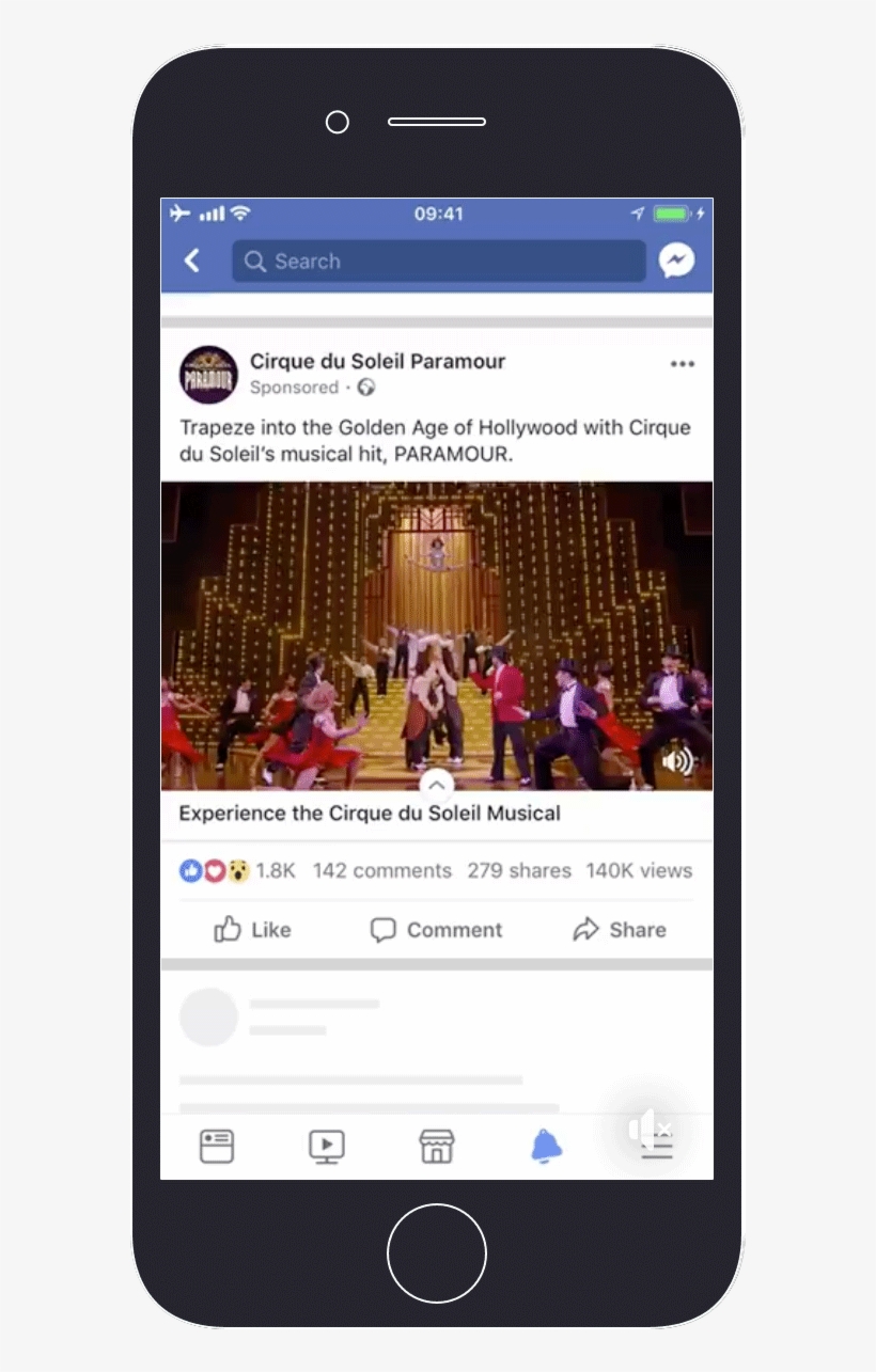 Wersm Designing Effective Facebook Ads Creative Cirquedesoleil - Facebook, transparent png #4717002