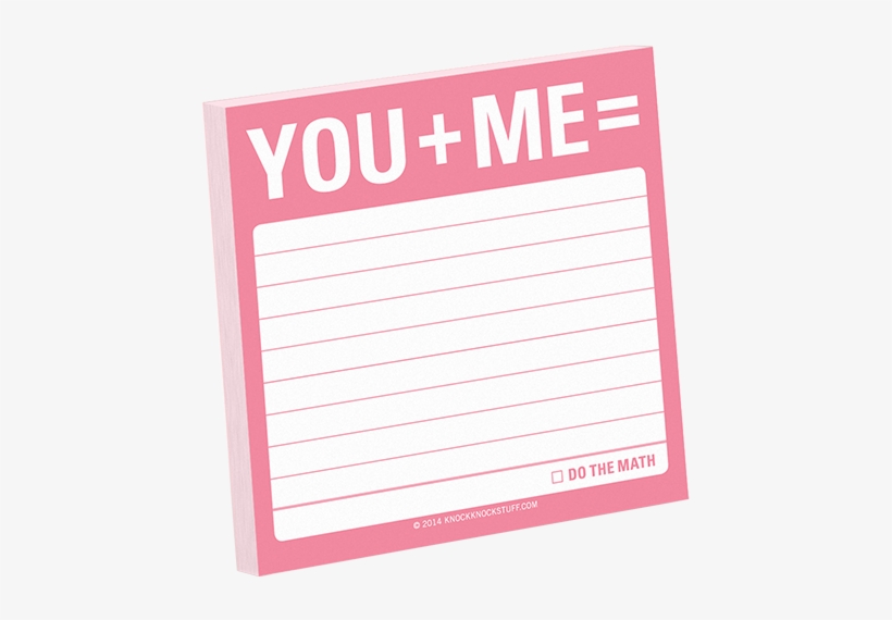 Knock Knock Sticky Note - You + Me Sticky Note (simple Stickies), transparent png #4717787