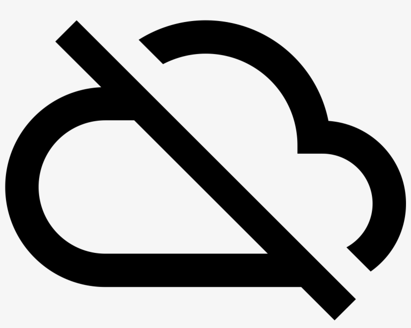 Cloud Checked Icon - No Internet Cloud Icon, transparent png #4718800