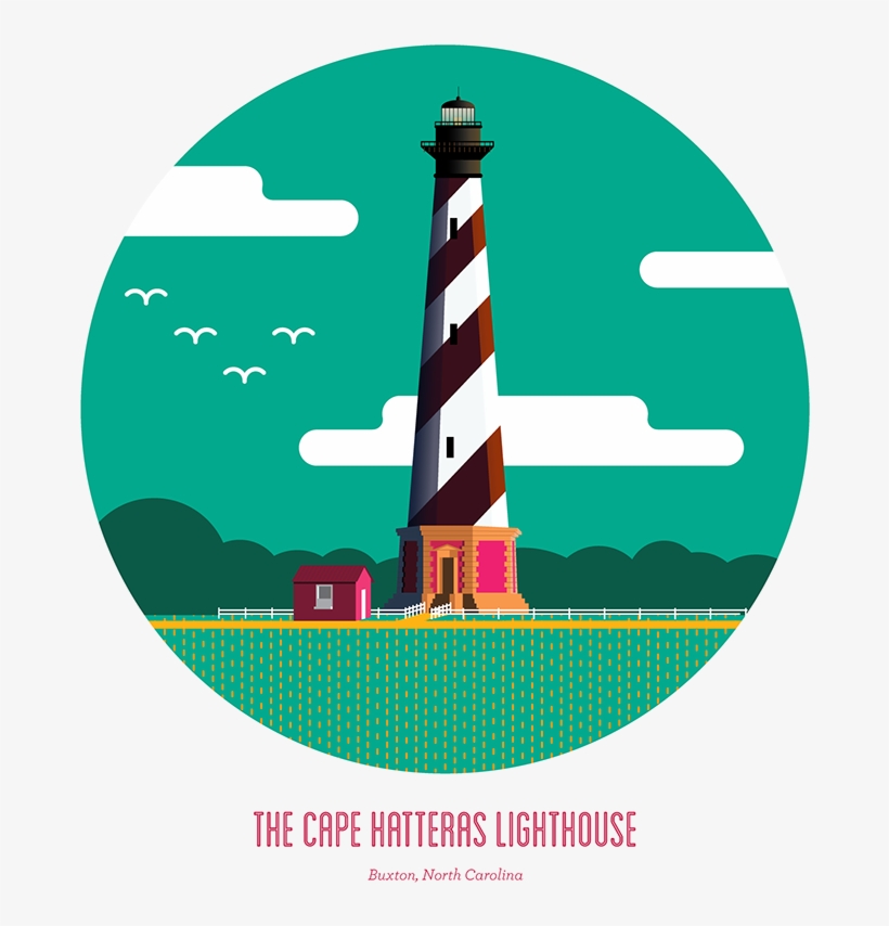 In These Vector Illustrations, I Sought To Capture - Vector Lighthouse Simple, transparent png #4719085