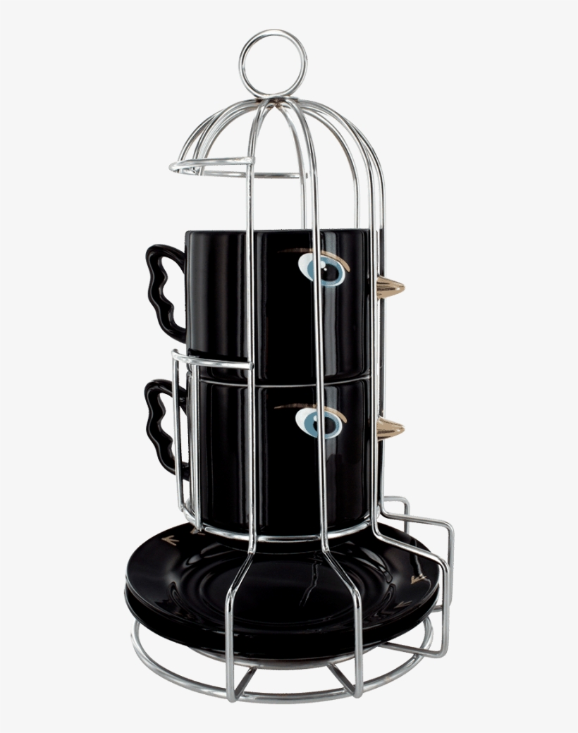 Tour De Tasses Black - Cage, transparent png #4719728