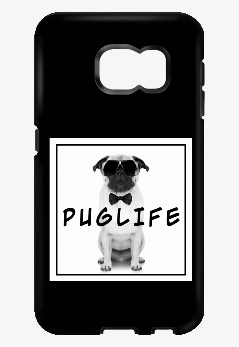 Pug Life Samsung Phone Case - Motorola Moto G5 Plus Leren Portemonnee Hoesje Dog, transparent png #4719896