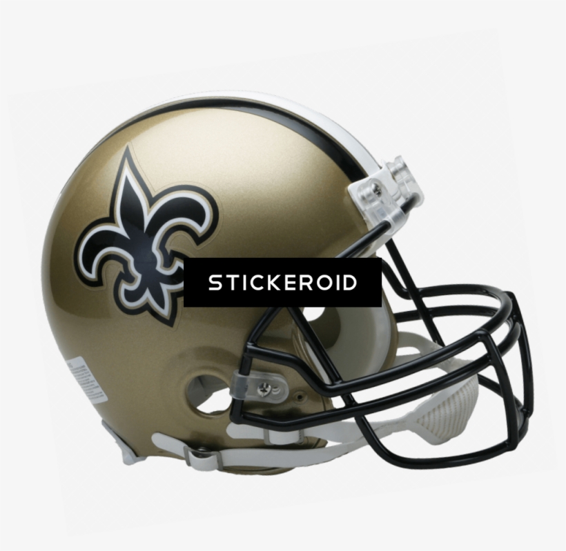 New Orleans Saints Helmet - New Orleans Saints Riddell Helmet, transparent png #4720013