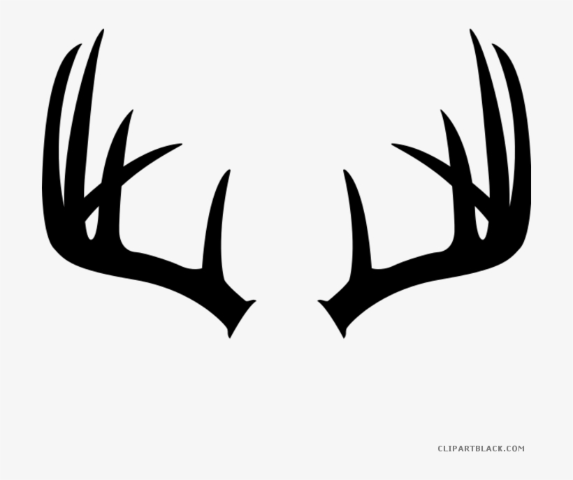 Mule Deer Antlers Silhouette Png - Deer Antler Silhouette, transparent png #4721136
