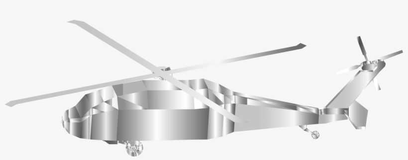 This Free Icons Png Design Of 3d Low Poly Blackhawk, transparent png #4722164