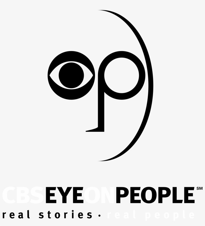 Cbs Eye On People Logo Black And White - Cbs Eye On People, transparent png #4722683