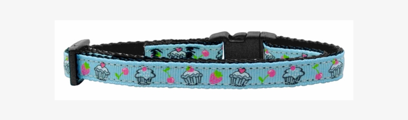 Cupcakes Nylon Ribbon Collar Baby Blue Cat Safety, transparent png #4722851