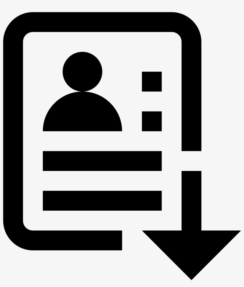 Download Icon Free Png - Resume Symbol, transparent png #4723407