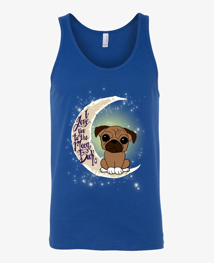 Teelaunch Shirts Canvas Unisex Tank / Royal / S Pug - Best Gift - Lilo Stitch Hoodie/t-shirt/mug Black/navy/pink/white, transparent png #4723628