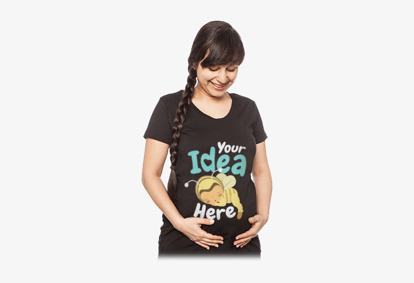 Create Custom Maternity Shirts - Maternity Clothing, transparent png #4723994