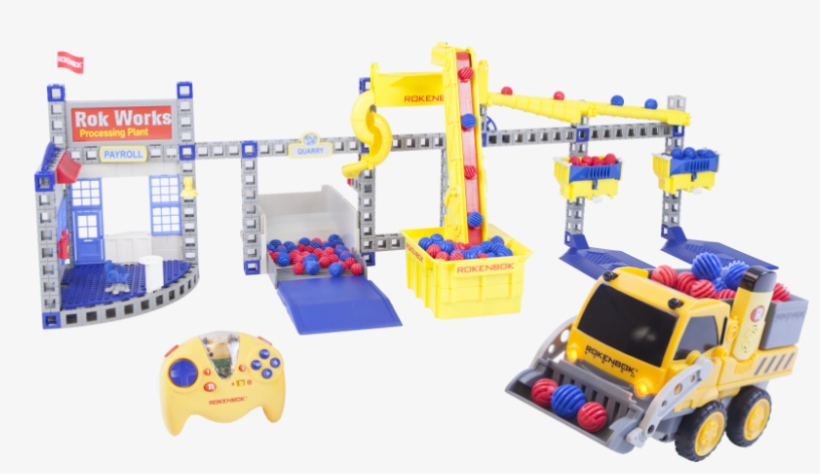 Rok Works Construction & Action Set - Rokenbok Toy, transparent png #4724870