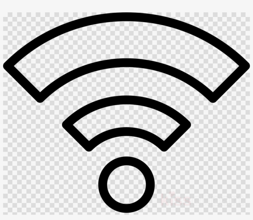 Wifi Symbol White Png Clipart Wi-fi Clip Art - White Wifi Icon Transparent, transparent png #4726554