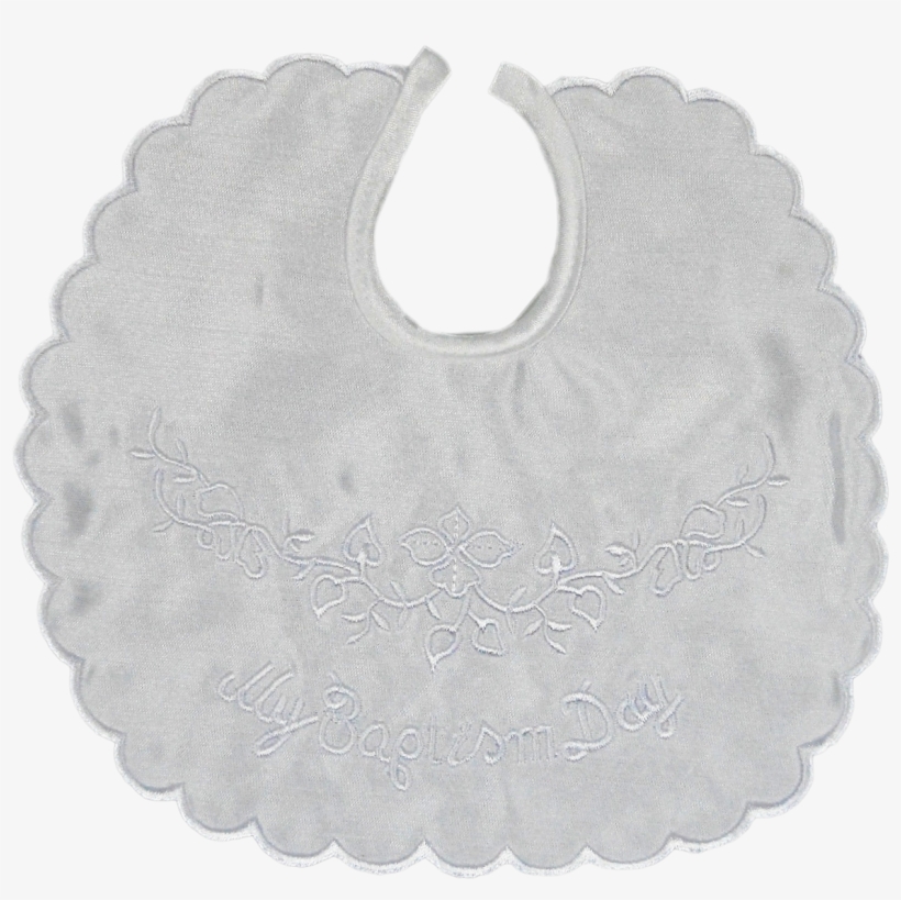 English Christening Bib - Baptism, transparent png #4726976
