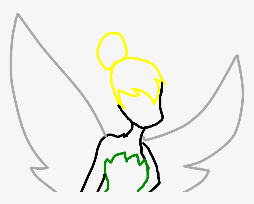 Sininho - Drawing, transparent png #4727766