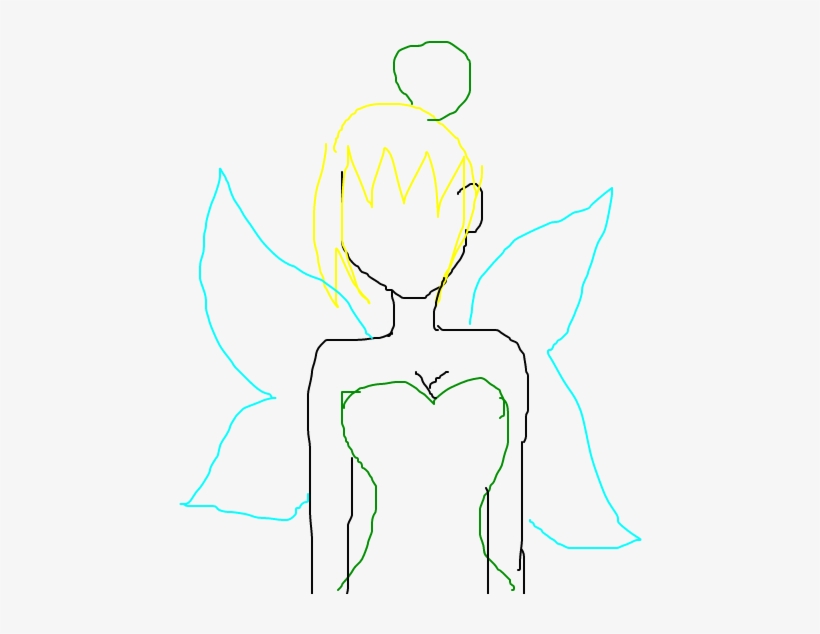 Sininho - Cartoon, transparent png #4727830