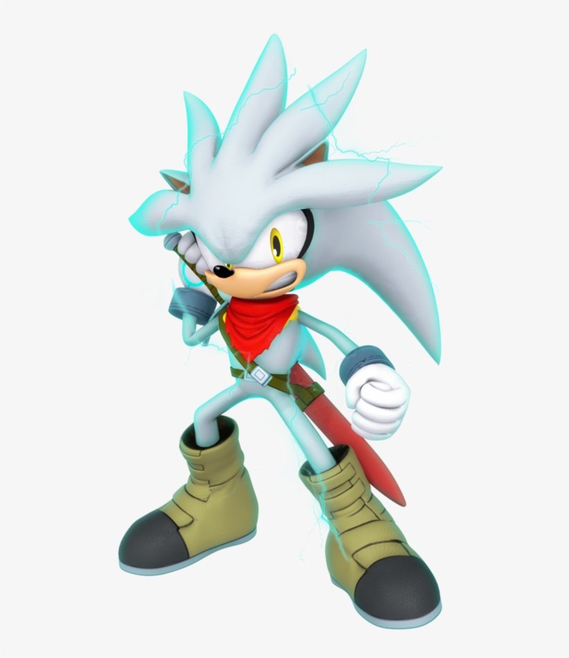 Png - Ssgss Silver The Hedgehog - Free Transparent PNG Download - PNGkey