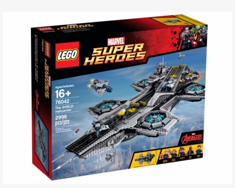 Lego 76042 The Shield Helicarrier, transparent png #4728289