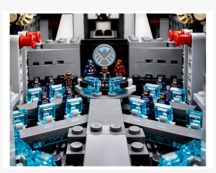 Lego 76042 The Shield Helicarrier, transparent png #4728347