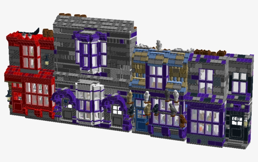 Fashioncothingshop6 - Lego Diagon Alley Moc, transparent png #4728553