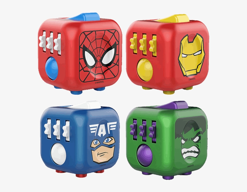 1 Of - Zuru Fidget Cube Marvel, transparent png #4729606