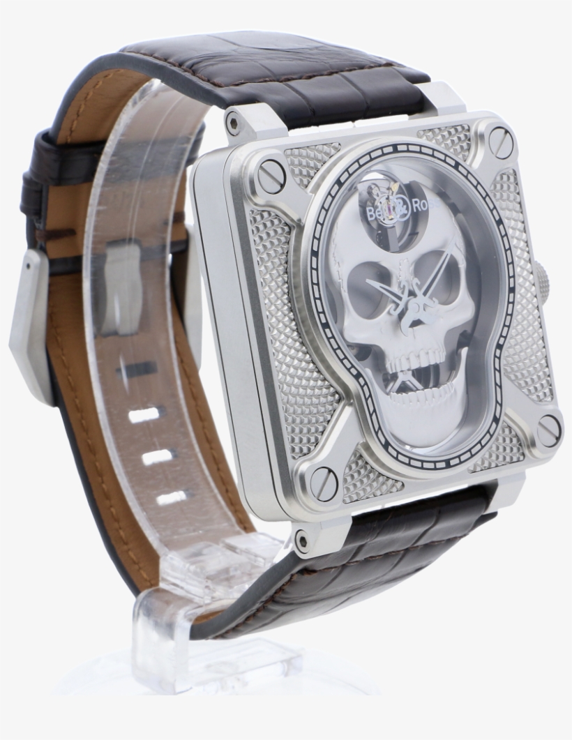 Bell & Ross Br01 Laughing Skull - Bell & Ross, transparent png #4730060