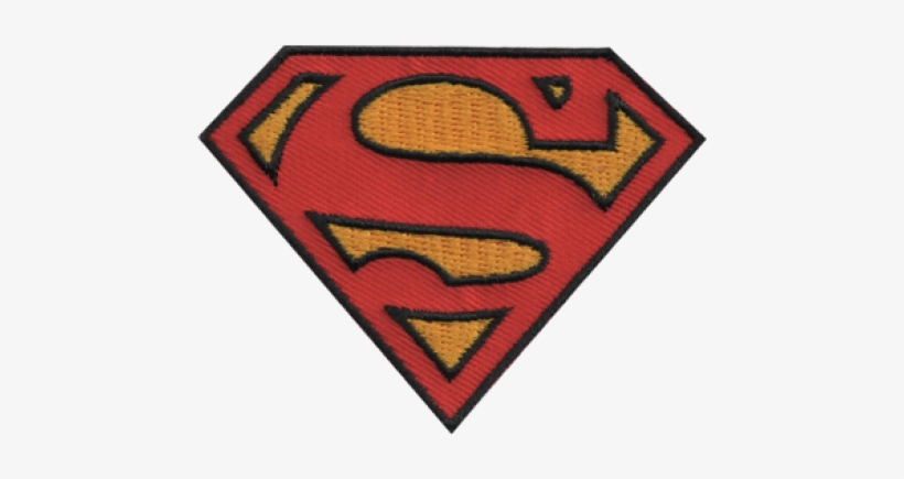 Embroidered Patch Superman Logo - Superman Symbol, transparent png #4730283
