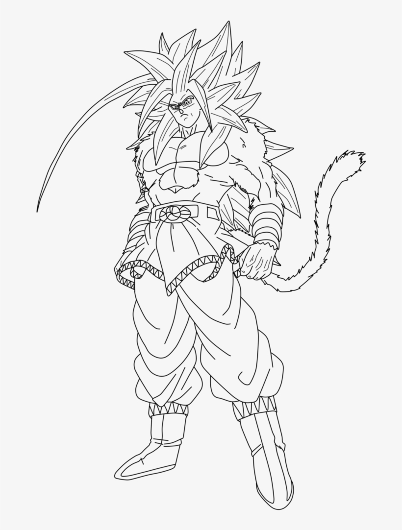 Drawing Dark Super Saiyan Goku Ssj 5 Drawing Free