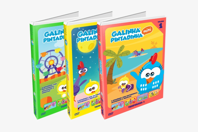 Combo Dvds Galinha Pintadinha Mini Vol - Dvd Galinha Pintadinha Mini - Temp.1 - Vol. 1, transparent png #4731337