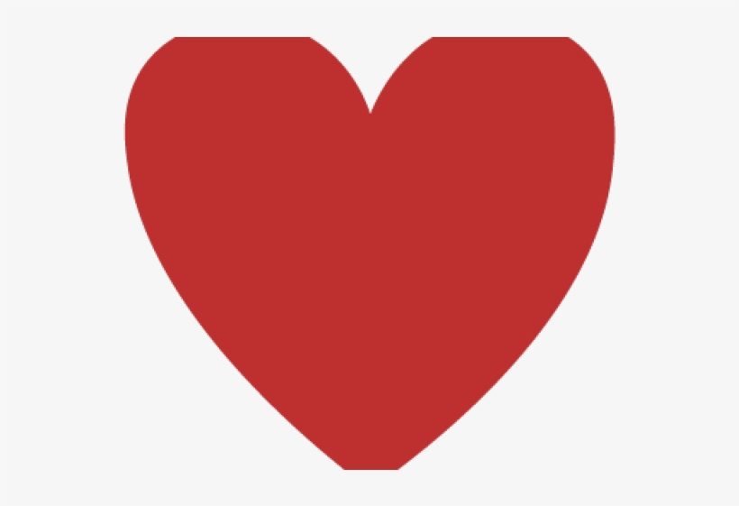 Instagram Clipart Red Heart - Heart Cartoon Transparent Background, transparent png #4731724
