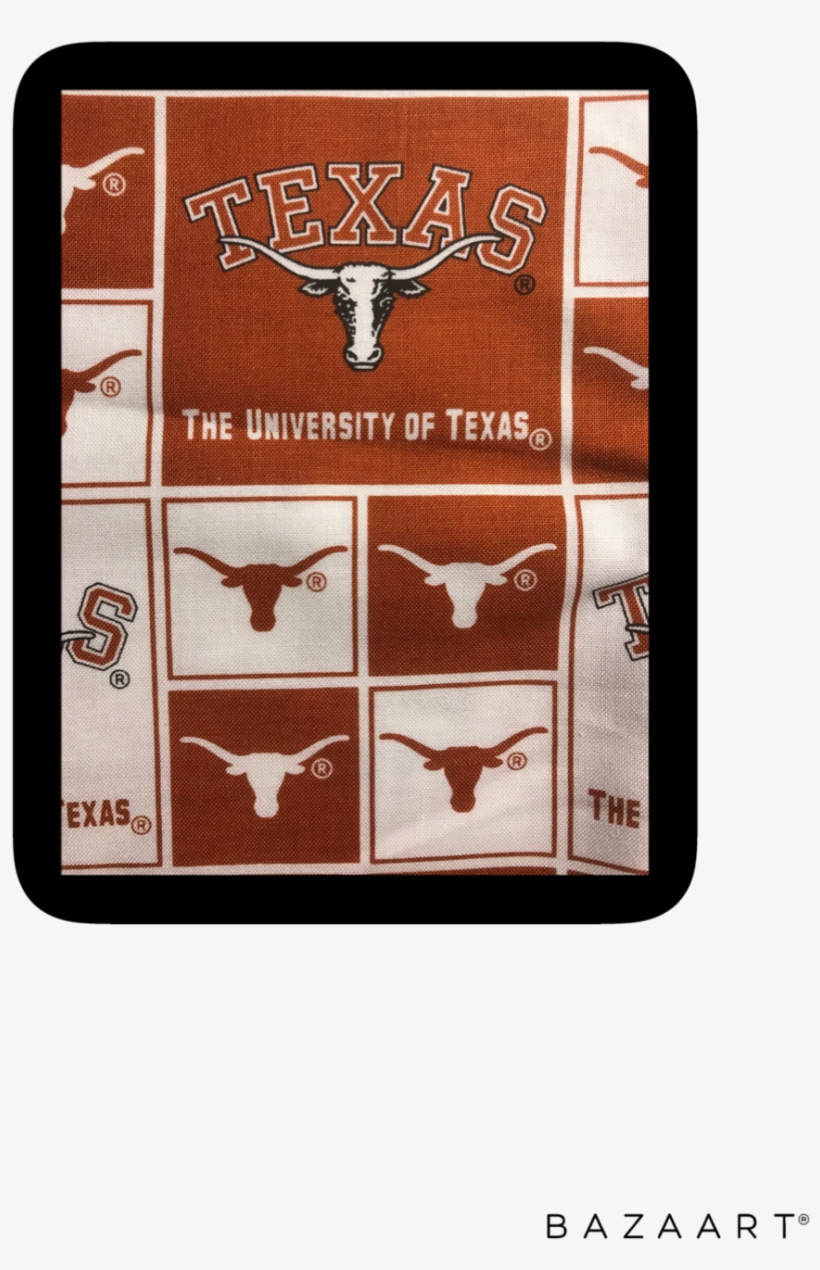 Texas Longhorns - Ncaa Cotton Texas Longhorns Allover Fab, transparent png #4731859