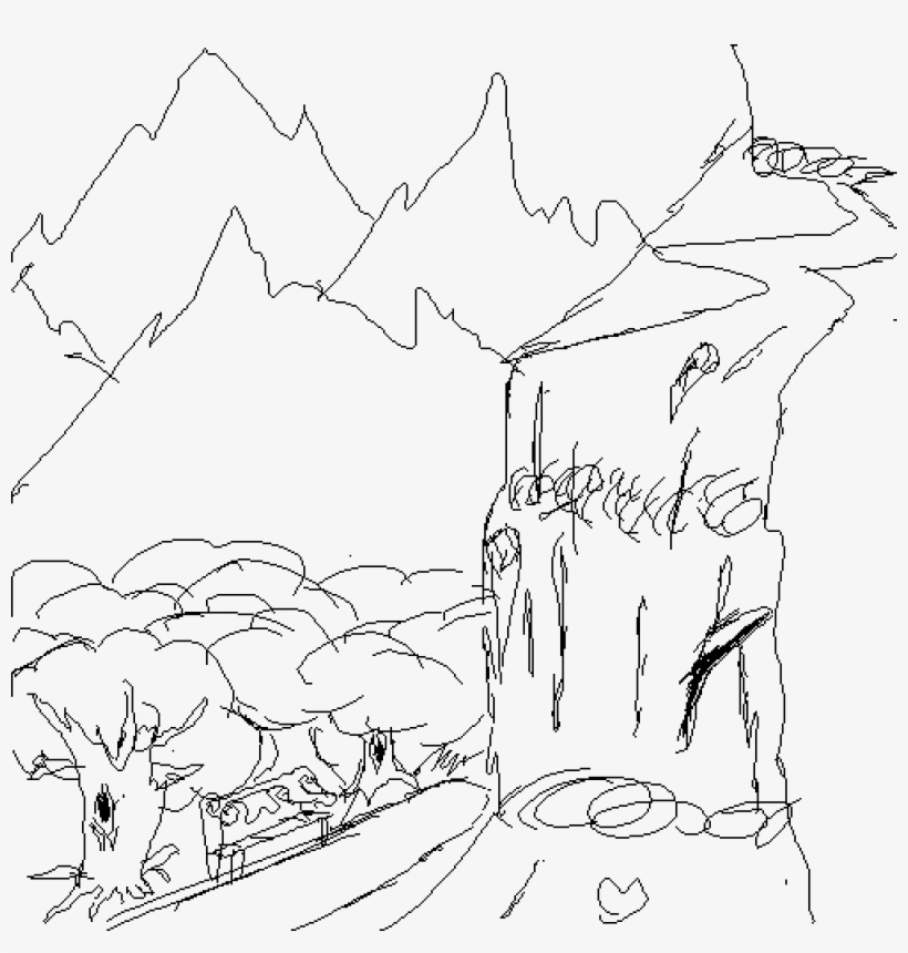 When Your Bored And You Have A New Drawing Tablet That - Line Art, transparent png #4732066