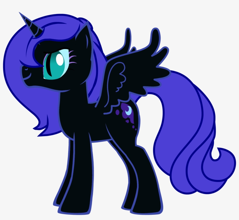 Hirespony New Nighmare Moon - Cartoon, transparent png #4732605