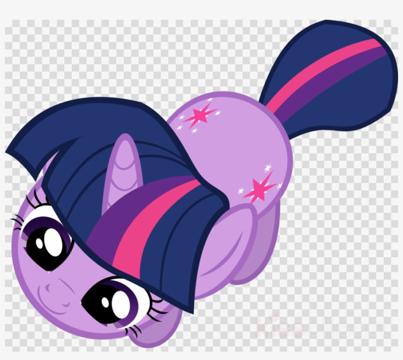 Cute Twilight Sparkle Png Clipart Twilight Sparkle - Pony Top View, transparent png #4733233