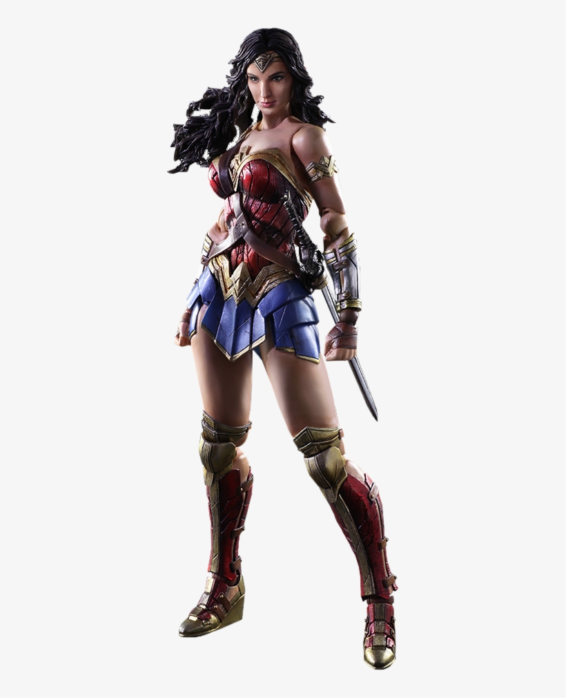 Wonder Woman Collectible Figure By Square Enix - Wonder Woman Dc Comics Collectible Figure, transparent png #4735492