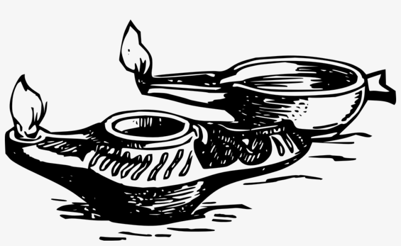 Black And White Images Of Jesus 15, Buy Clip Art - Lamparas De Aceite Dibujo, transparent png #4735590