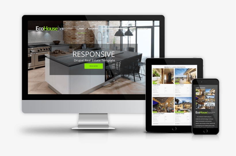 Drupal Eco House Min - Full Ecohouse Theme Wordpress, transparent png #4736563