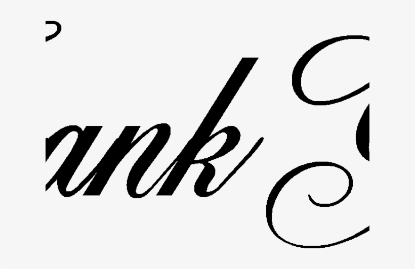 Thank You Png Transparent Images - Thank You Transparent, transparent png #4736796