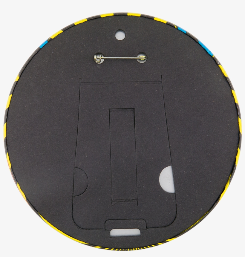 Batman Yellow And Black Stripes Button Back Entertainment - Batman, transparent png #4737068