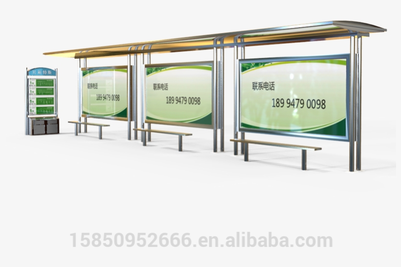 Bus Stop Poster - Banner, transparent png #4739025