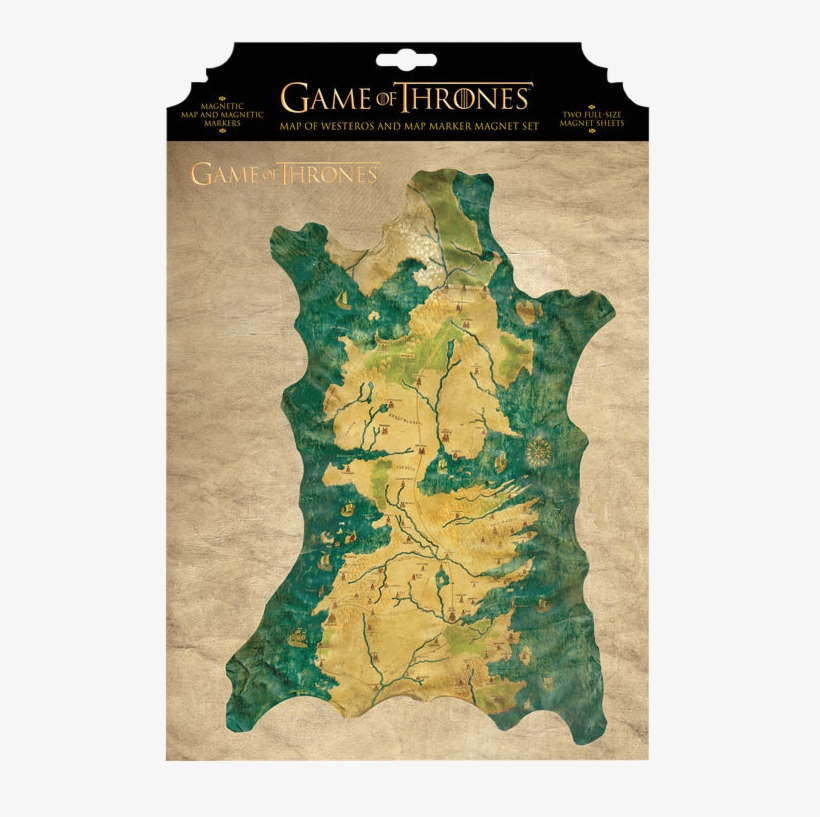 Game Of Thrones - Game Of Thrones - Map Markers Set With Map, transparent png #4739647