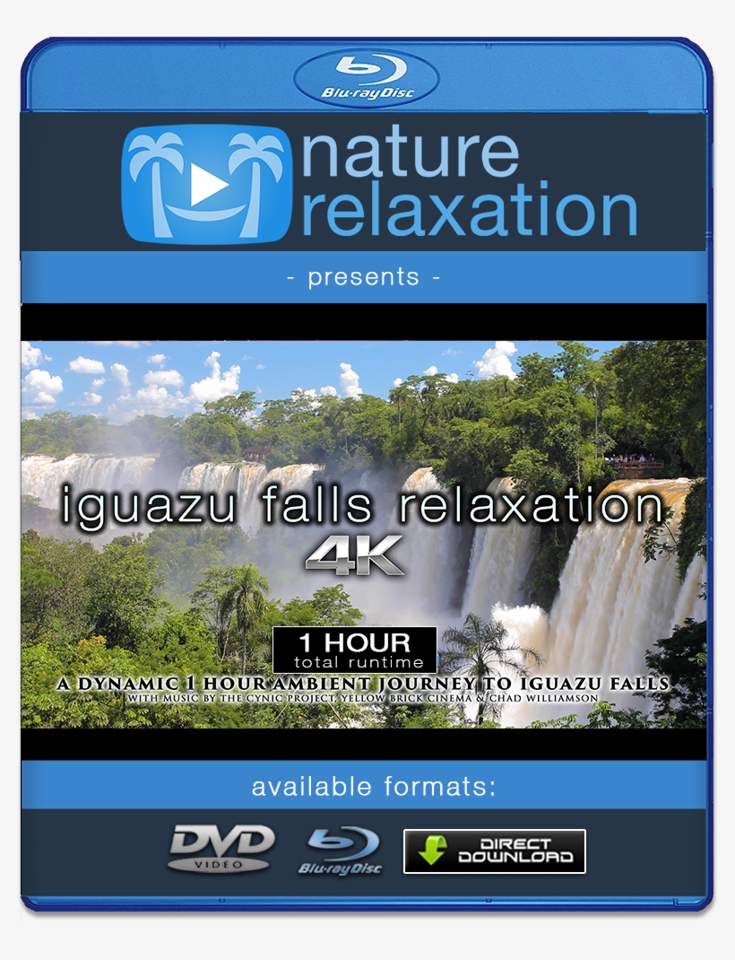 "iguazu Falls Relaxation" 4k Dynamic 1-hour Nature - 4k Resolution, transparent png #4739798