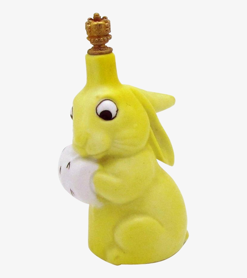 Vintage Googly Eye Rabbit With Muff German Crown Top - Figurine, transparent png #4740247