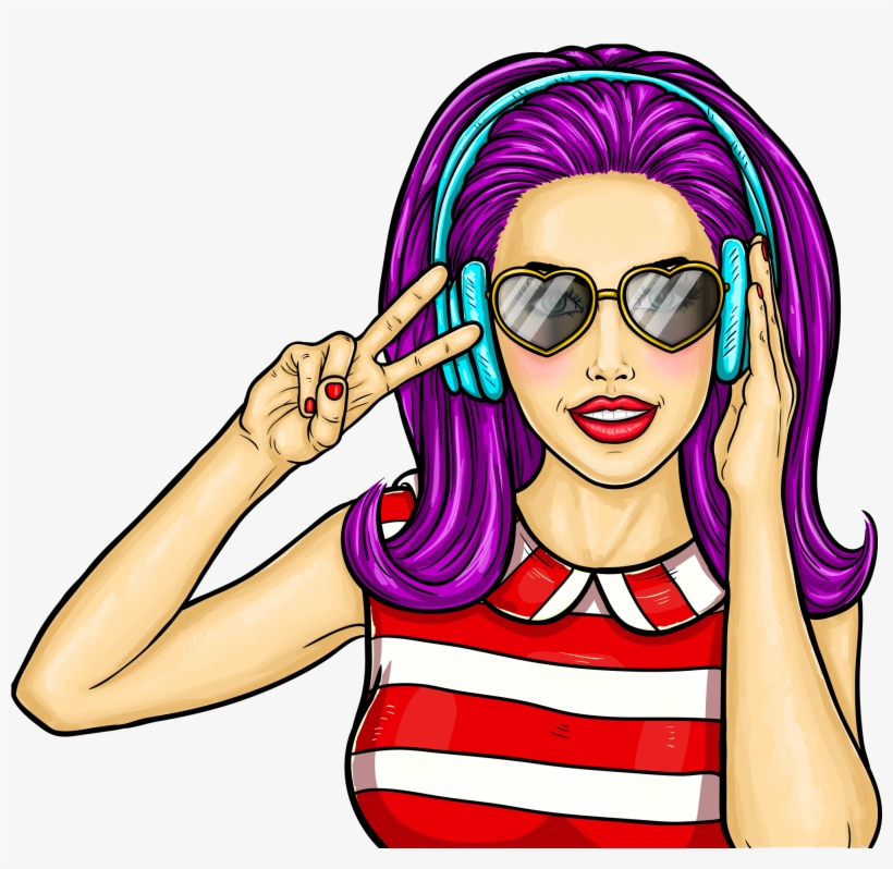 Download - Illustrations Cheeky Beautiful Girls, transparent png #4740694