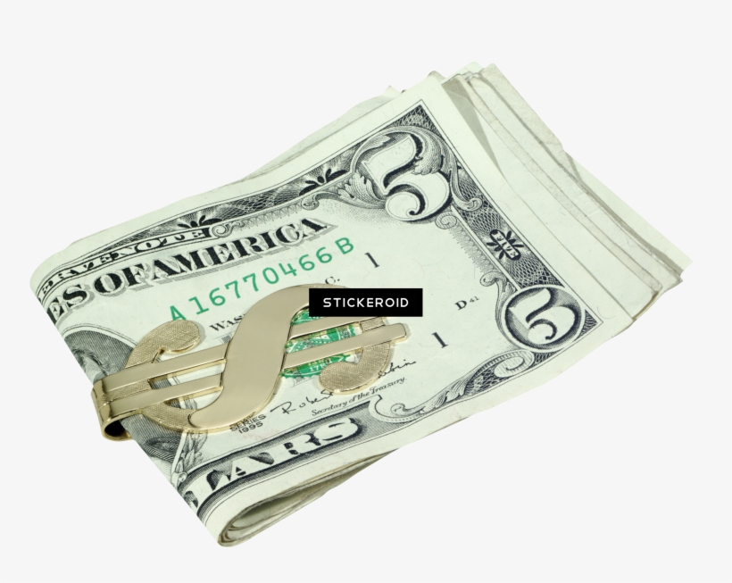 Purse Money Баксы - 5 Us Dollar, transparent png #4740793