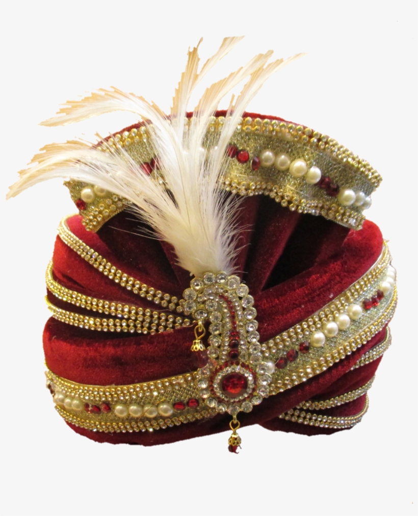 Fancy Groom Turban With An Elegant Kalangi On It - Costume Hat, transparent png #4742087