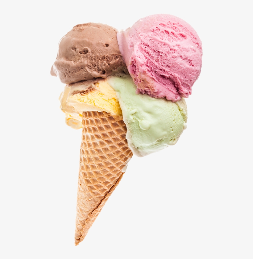Has 25% Less Fat And/or 33% Fewer Calories Than Regular - Ice Cream, transparent png #4742449